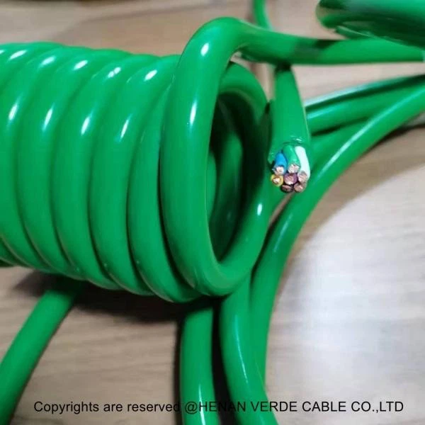 spiral power cable
