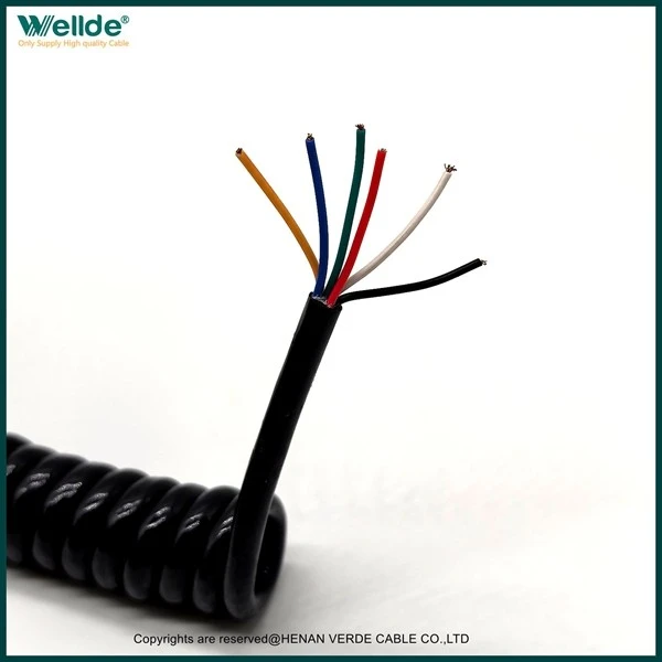 6 Core Truck Coiled Spiral Cable best