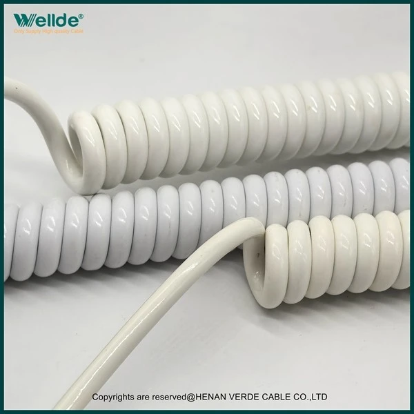 8 Core 28AWG High Elasticity Spiral Cable suppliers
