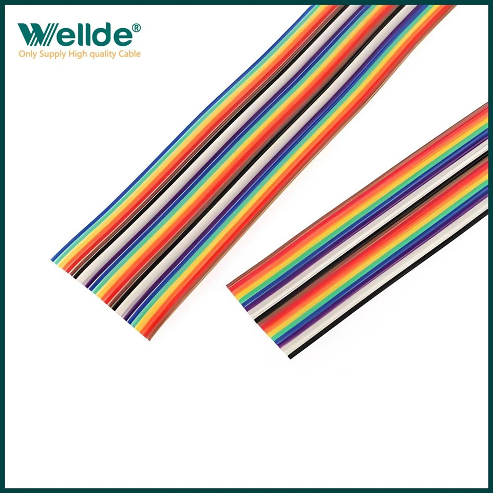 AWG24 AWG26 Tinned Copper Flat Cable