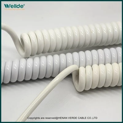Câble spiralé à haute élasticité à 8 conducteurs 28AWG