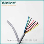 Câble haute température gris à 8 conducteurs